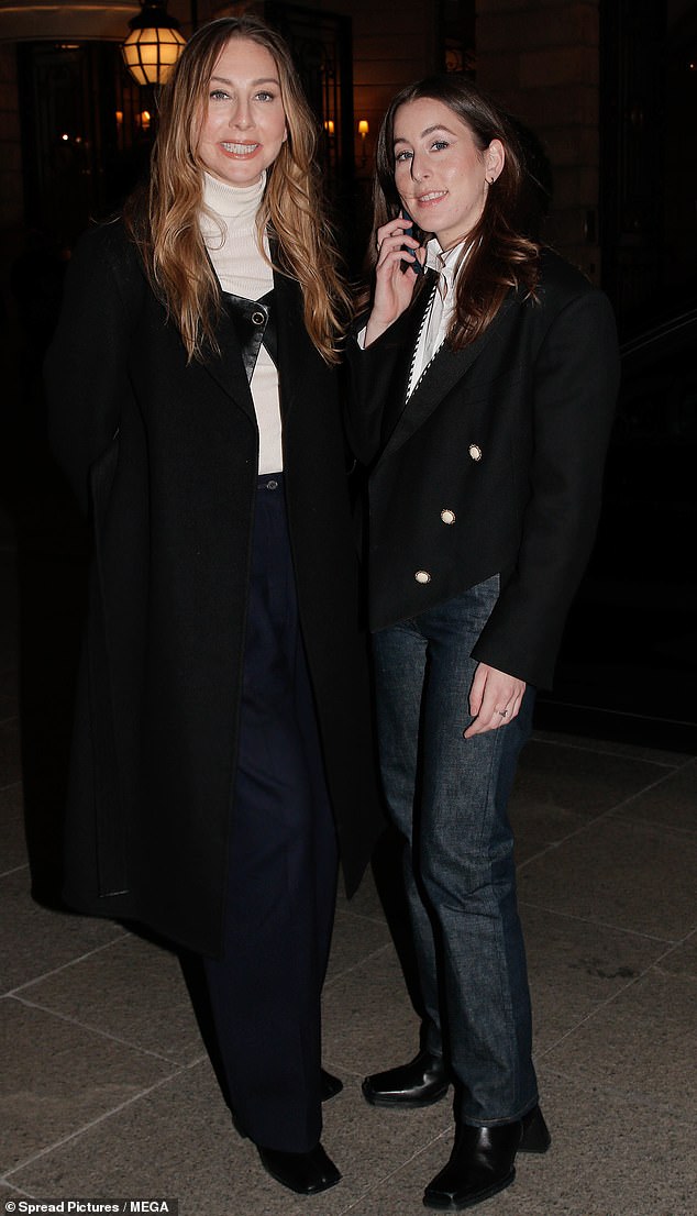 Haim sisters Este and Alana cut stylish figures as they head out for the evening in Paris