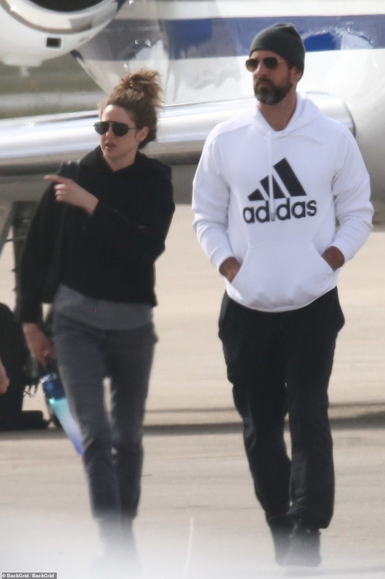 Aaron Rogers is snapped looking cozy with ex-fiancee Shailene Woodley
