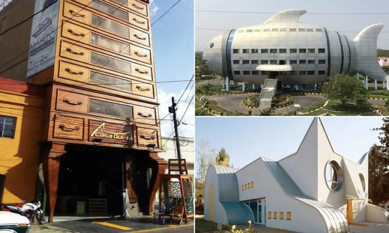 Incredible photos reveal the most bizarre buildings you’ll ever see