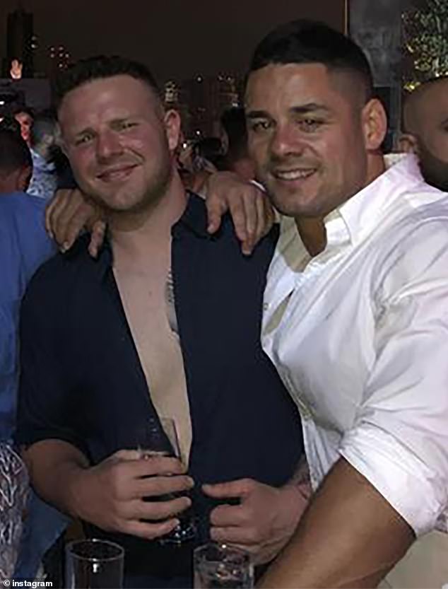 Jarryd Hayne and former teammate are caught in messy pub incident
