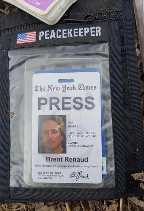 American filmmaker Brent Renaud shot dead in Ukraine by Russian troops