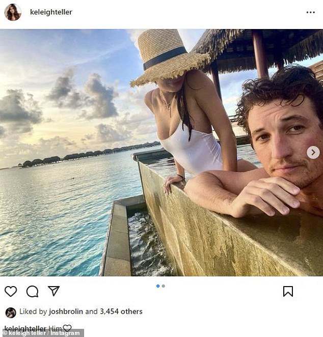 Miles Teller wife Keleigh Teller is white hot in a busty swimsuit
