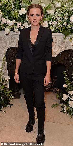 Emma Watson undergoes outfit change for British Vogue and Tiffany & Co afterparty