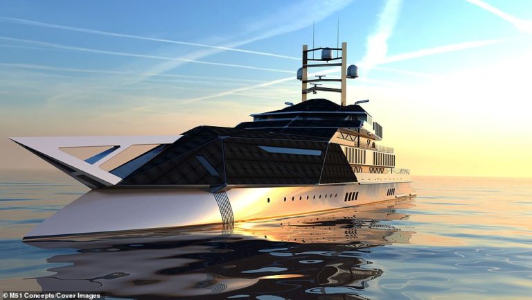 ‘Solar Express’ is a superyacht covered in solar panels for cleaner cruising