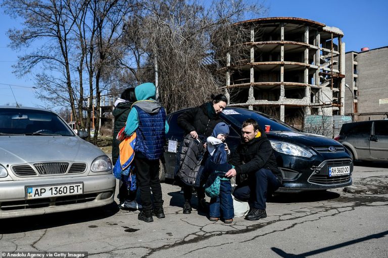 20,000 evacuees flee hell of Mariupol in humanitarian corridors but many end up in RUSSIA