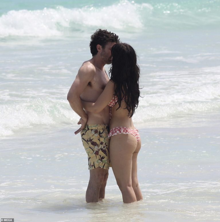 Casey Affleck, 46, packs on the PDA with his bikini-clad girlfriend Caylee Cowan, 23, in Tulum 