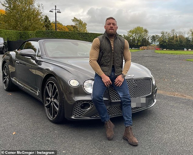 Conor McGregor is arrested for dangerous driving in his £140,000 Bentley on a Dublin motorway