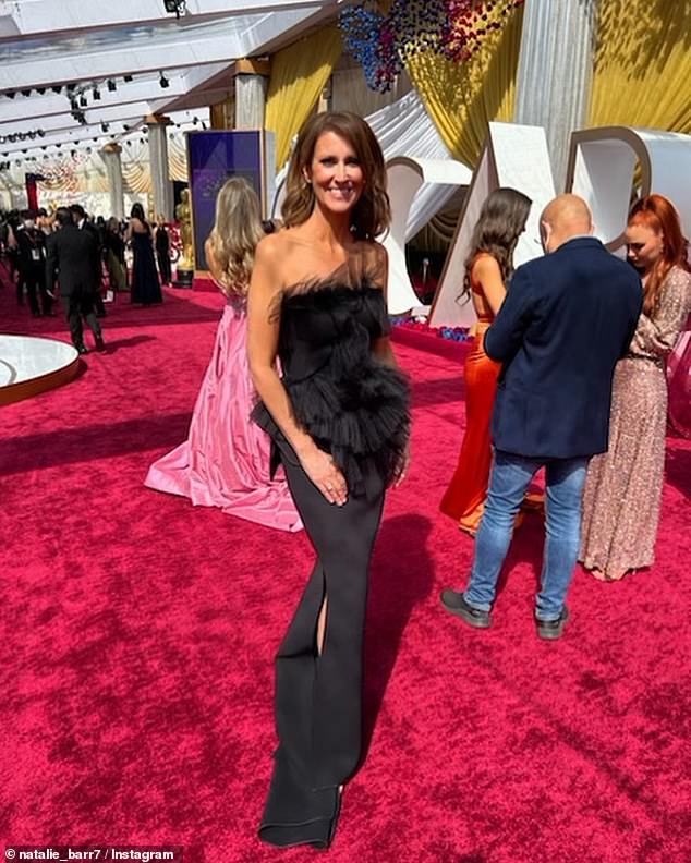 Oscars 2022: Natalie Barr shows off her slender frame in a stunning $2860 Toni Maticevski outfit