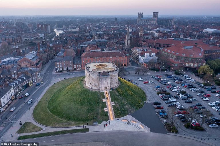 York’s 800-year-old Clifford’s Tower and its epic new viewing platform unveiled after £5m makeover