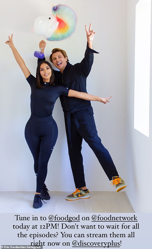Kim Kardashian joins Jonathan Cheban for more episodes of his show FoodGod