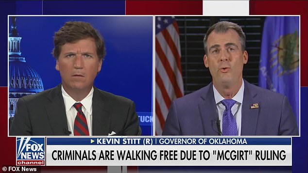 Governor of Oklahoma warns murderers are getting away with crimes by claiming to be Native American
