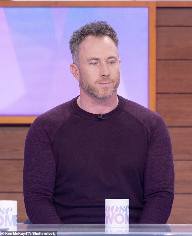 James Jordan reveals he has been diagnosed with shingles after family holiday