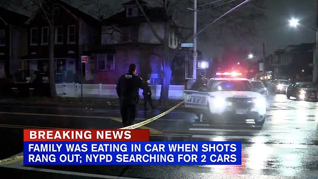 Child in parked car killed in a hail of bullets as cops ‘probe gunfight’ in Brooklyn 