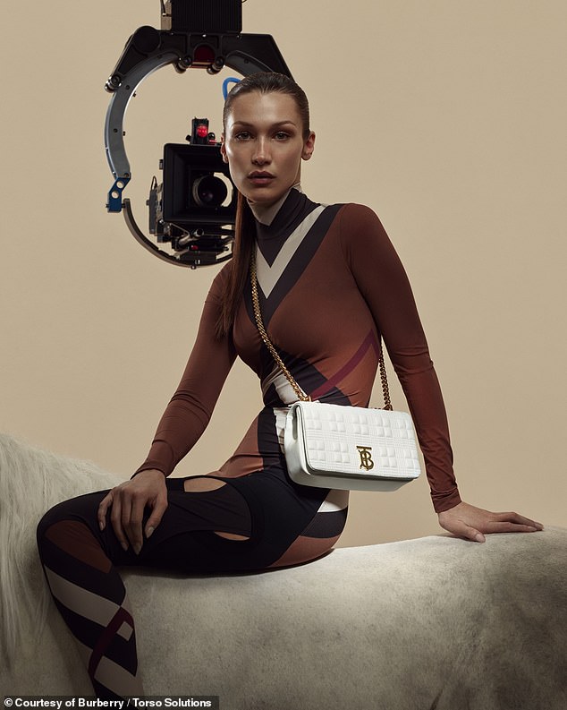 Bella Hadid and Lourdes Leon look flawless as they star in Burberry’s new Lola bag campaign