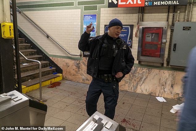 Commuter, 40, is slashed in the neck with a box cutter on NYC subway