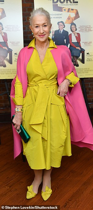 Helen Mirren, 76, exudes elegance while attending screening of The Duke in New York City