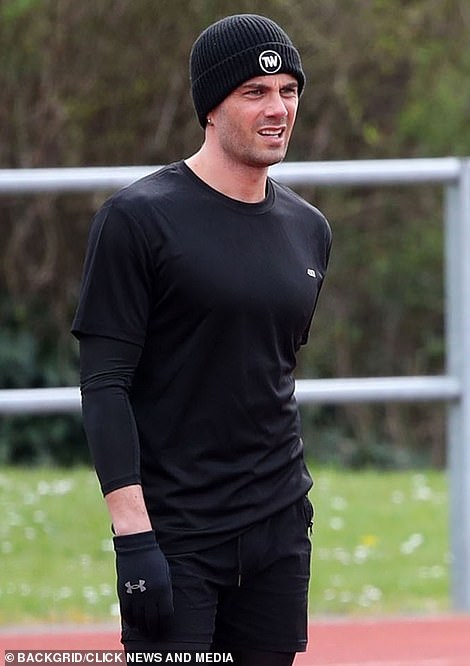 EXC: Max George is seen for the first time since Tom Parker’s death as he trains for The Games