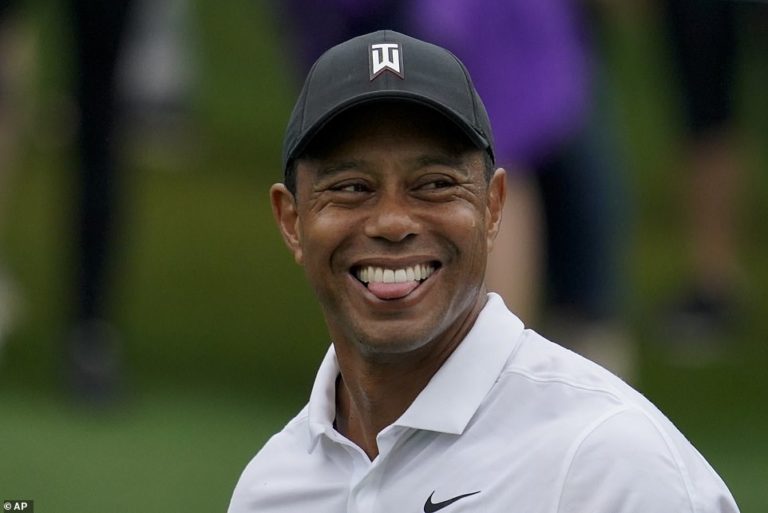 Tiger Woods practices at Augusta one last time ahead of his HIGHLY anticipated return at the Masters