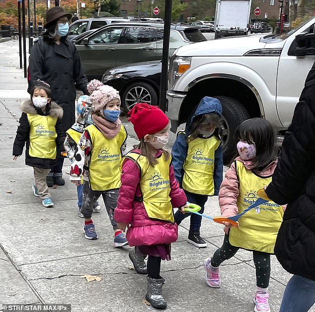 NYC’s party mayor who doesn’t care is making kids under-five wear masks in PARKS