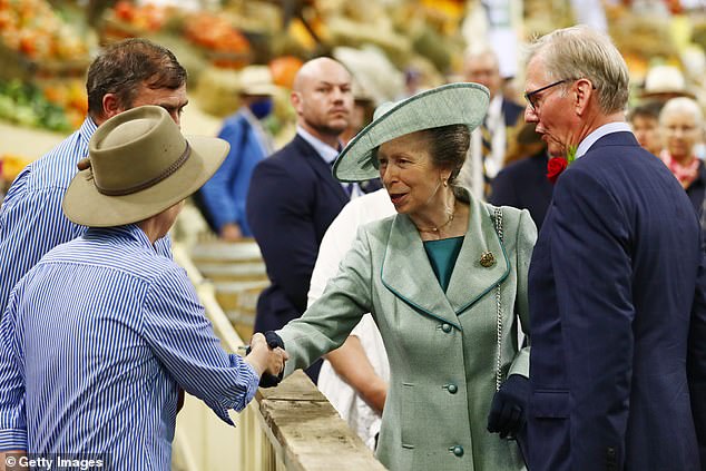 Princess Anne jets into Australia to open the Royal Easter Show on 200th anniversary