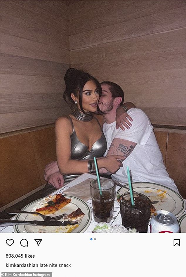 Kim Kardashian and boyfriend Pete Davidson share PDA moment in new loved up Instagram snaps
