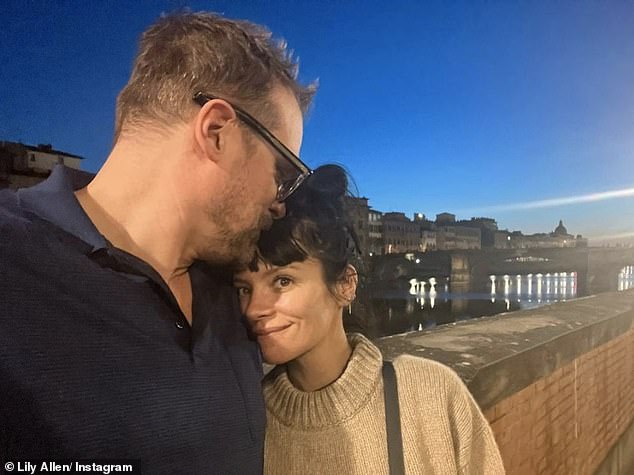 Lily Allen shares loved up snaps with husband David Harbour as they enjoy an Italian getaway
