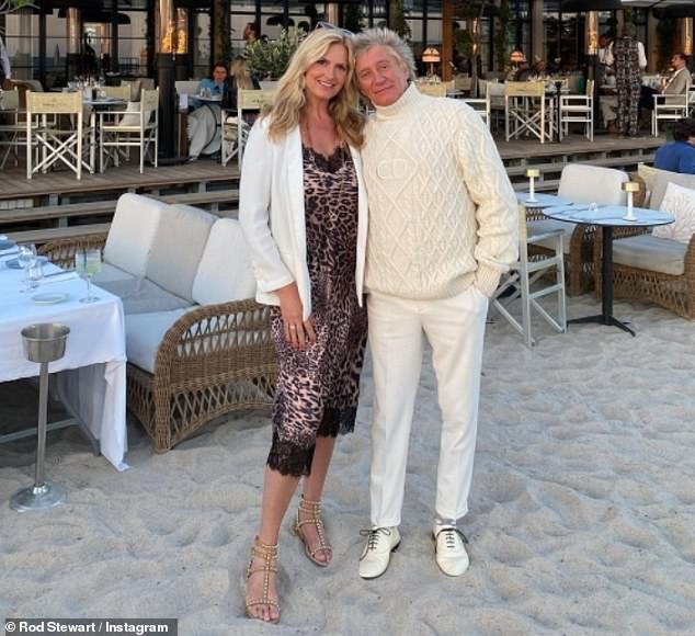 Sir Rod Stewart, 77, and Penny Lancaster, 51, put on a smitten display as they enjoy trip to France
