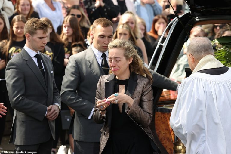 Tom Parker’s funeral: Hundreds of fans line the streets as The Wanted star is laid to rest