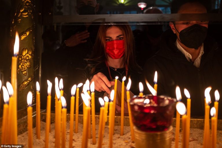 Thousands of candles are lit as 260 million Orthodox Christians mark Easter in Julian calendar
