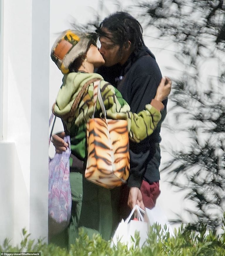 PICTURE EXC: Thandiwe Newton, 49, packs on the PDA with musician Lonr, 25, in Malibu