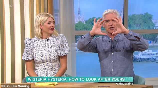 This Morning’s Phillip Schofield shocks viewers as he exchanges crude wisteria joke
