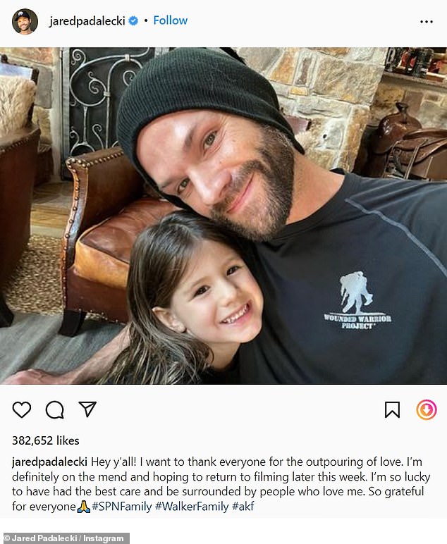 Jared Padalecki breaks his silence after surviving a ‘very bad’ car accident