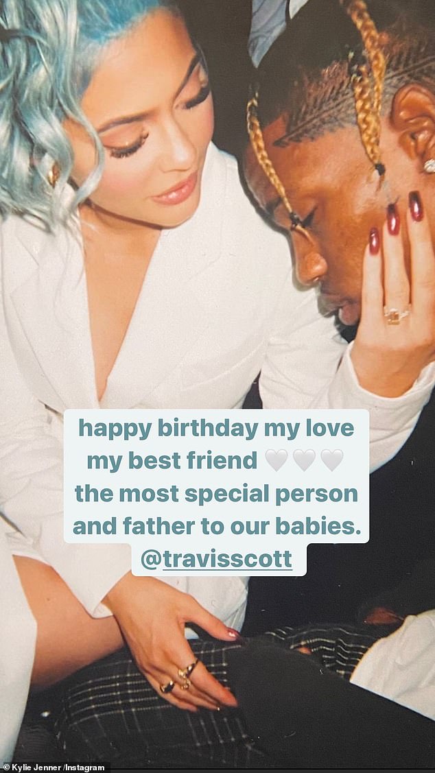 Kylie Jenner wishes boyfriend Travis Scott a happy 31st birthday with loved-up shot