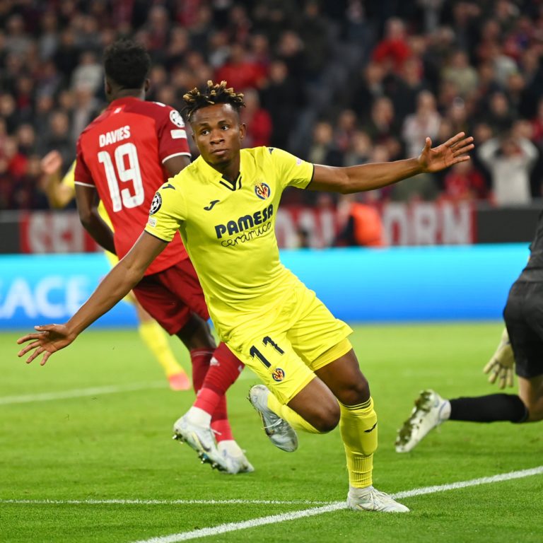 Samuel Chukwueze knocks Bayern Munich out of Champions League! Sends Villareal into first-ever semi-finals