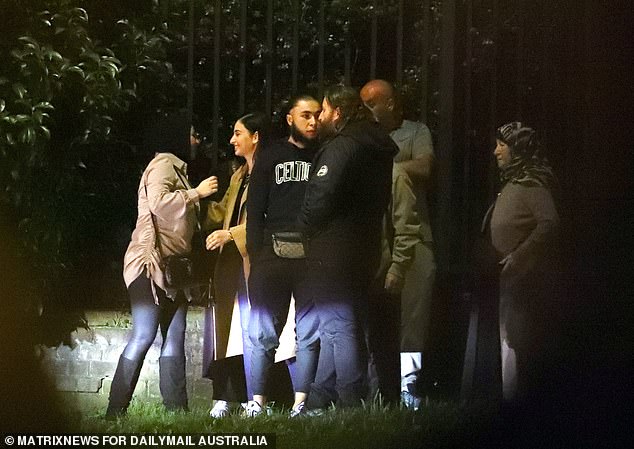 Mahmoud ‘Brownie’ Ahmad: Tense scenes at wake for slain crime boss as cop cars surround the home