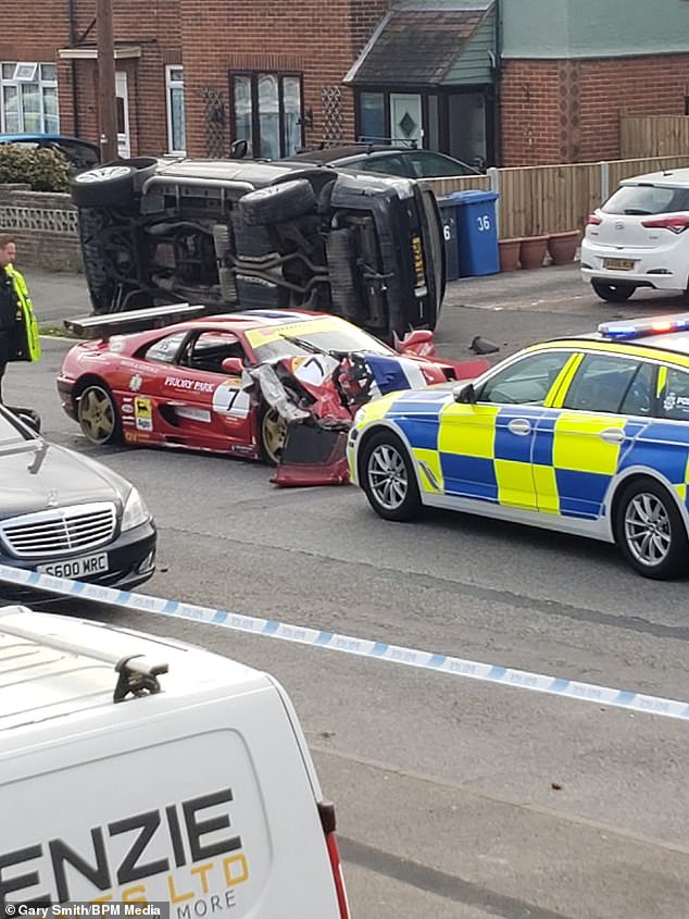 Burglar ‘stole Ferrari racing car 20 minutes before smashing into parked Range Rover