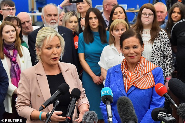Sinn Fein’s Michelle O’Neill says ‘it’s time for real change’ as she is set to become First Minister