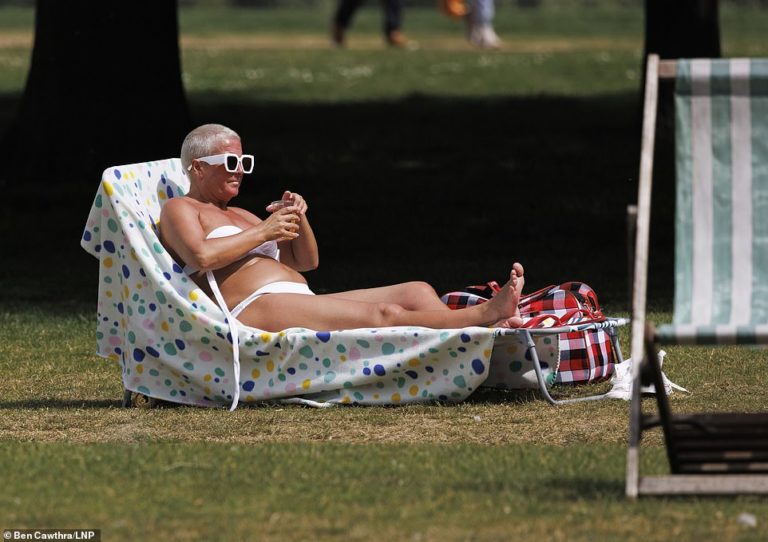 Temperatures could hit balmy 23C in South East today as the weekend’s warm weather continues