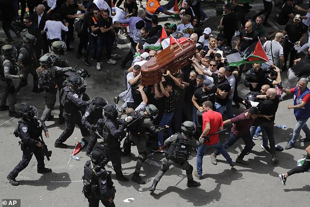 Israeli cops say they intervened in funeral of Al Jazeera journalist because mob STOLE coffin
