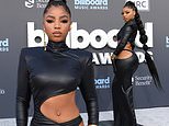 Billboard Awards 2022: Chloe Bailey shows off her toned abs in a clingy cut-out leather dress