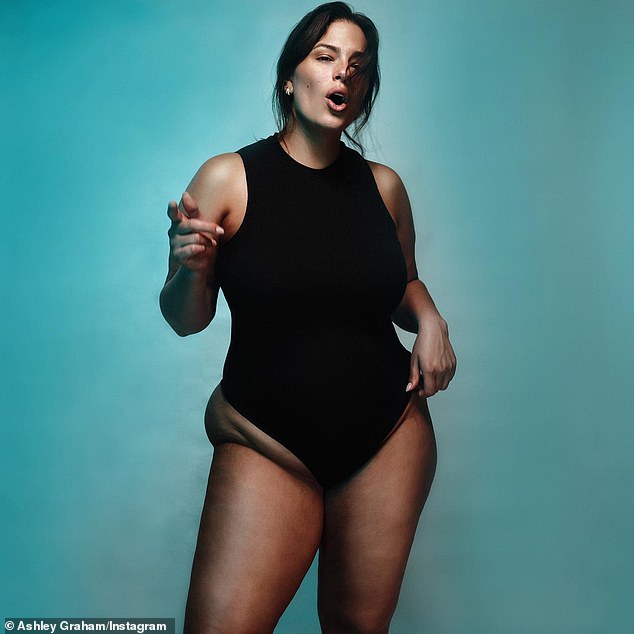 Ashley Graham enlists husband Justin Earvin to shoot her Knix lingerie campaign