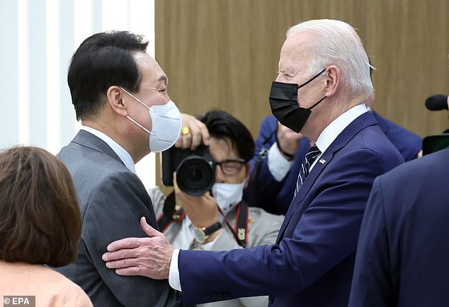 Biden lands in South Korea as White House says any North Korean tests will ‘increase our fortitude’