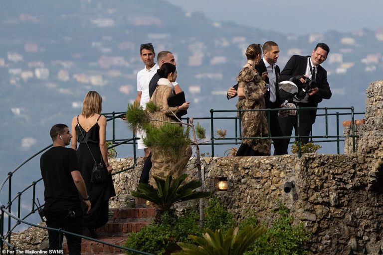 Kourtney Kardashian and Travis Barker wedding: Celebrities arrive for second nuptials