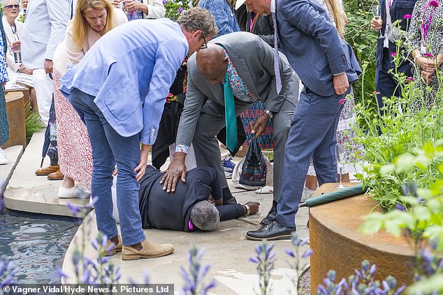 Ainsley Harriott saves his sister from drowning at Chelsea Flower Show 