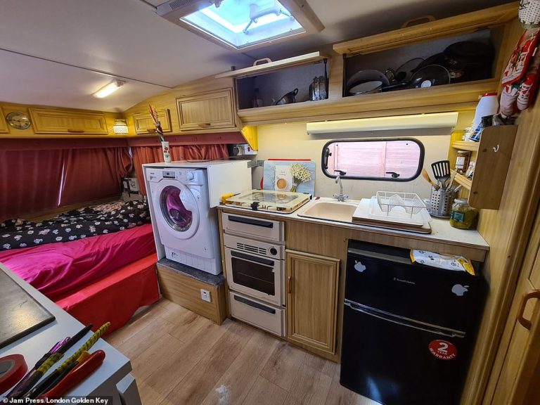 Tiny caravan parked in a London GARDEN is available to rent for £800