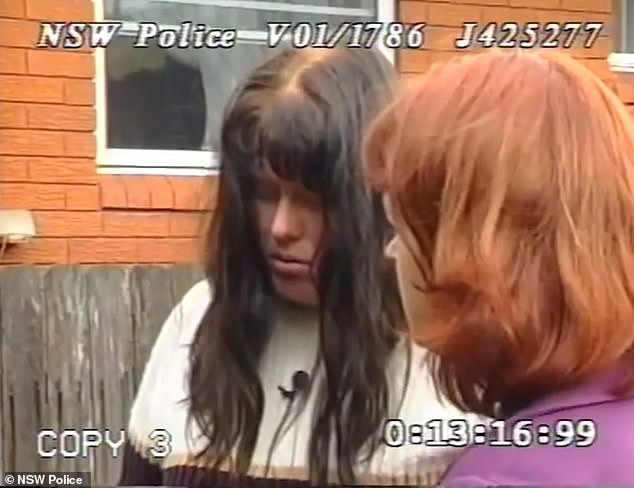 Killer breaks down in tears as she walks through the home where she fatally stabbed her mother