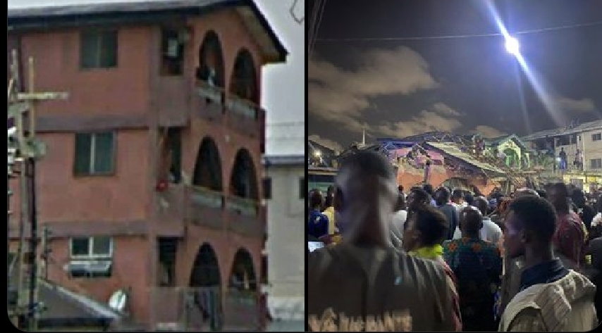 Many feared dead, trapped in Ebutte Meta building collapse! Video!