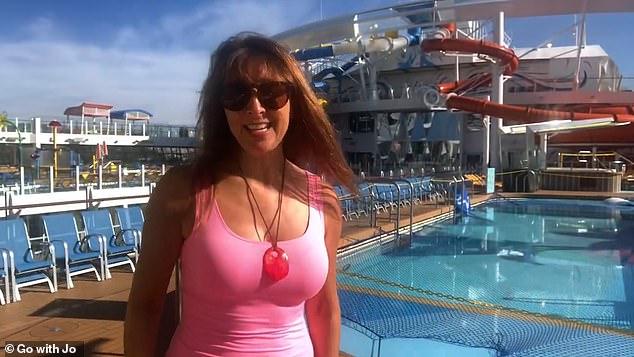 Traveller films her trip on Royal Caribbean’s Wonder of the Seas, the world’s biggest cruise ship