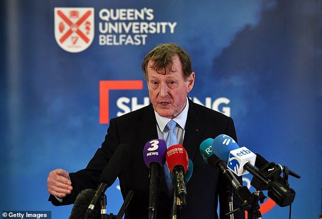The Good Friday Agreement is ‘on life support’, Lord Trimble has warned as UK and EU continue row