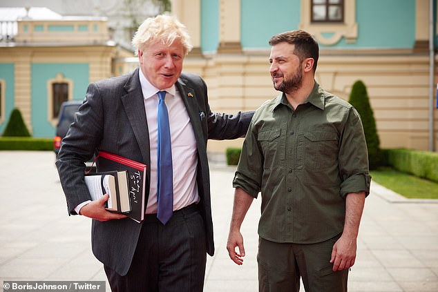 Boris Johnson makes surprise trip to Kyiv for talks with Zelensky